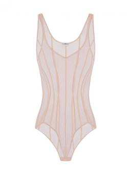 Elisabetta Franchi - Natural Scoop Neck Swimsuit