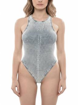 Diesel - Grey Stripes Swimsuit