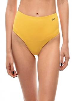 Karl Lagerfeld - Yellow Logo Bikini Bottom