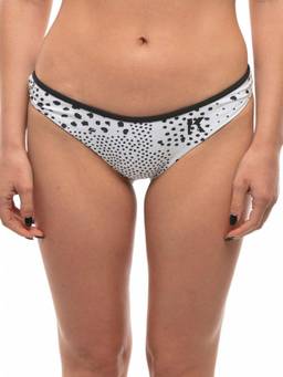 Karl Lagerfeld - Black Printed Bikini Bottom