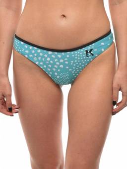 Karl Lagerfeld - Sky Blue Printed Bikini Bottom