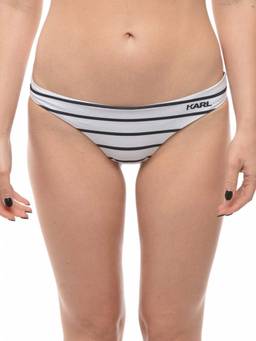 Karl Lagerfeld - Black Stripes Bikini Bottom