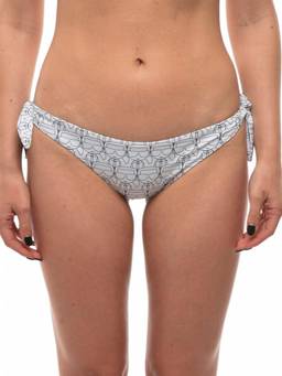 Karl Lagerfeld - White Black Printed Bikini Bottom
