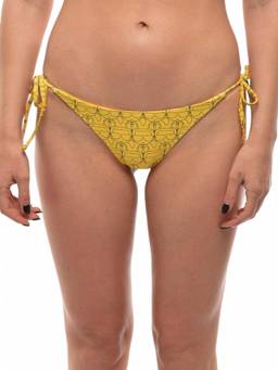 Karl Lagerfeld - Yellow Printed Bikini Bottom