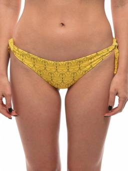 Karl Lagerfeld - Yellow Printed Bikini Bottom