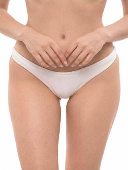 Dsquared2 - White Solid Bikini Bottom
