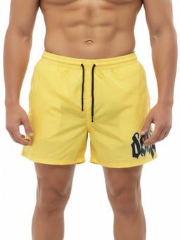 Dsquared2 - Yellow Logo Swim Shorts