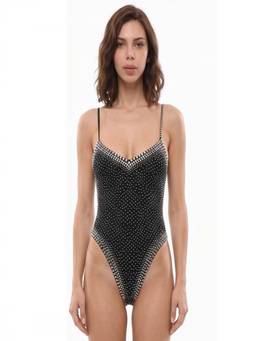 Dsquared2 - Black Embellished Swimsuit