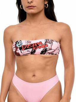Dsquared2 - Pink Graphic Bikini Top