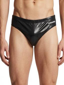 Dsquared2 - Black Logo Swim Brief