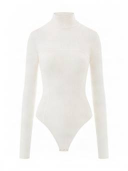 Elisabetta Franchi - White Textured Swimsuit