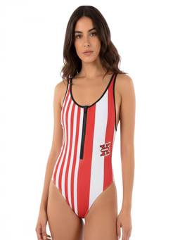 Diesel - Red Stripes Swimsuit