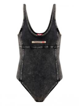 Diesel - Black Cotton Bodysuit