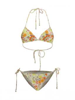 Zimmermann - Multicolor Floral Bikini Top & Bikini Bottom