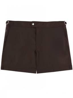 Tom Ford - Dark Brown Swim Shorts