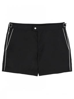 Tom Ford - Black Solid Swim Shorts