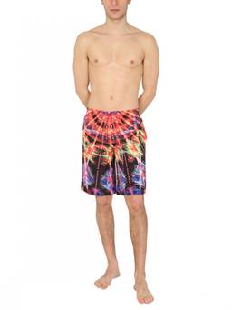 Dolce&Gabbana - Multicolor Printed Swim Shorts