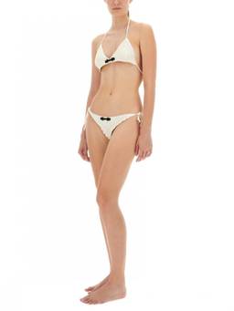 The Garment - White Knitted Bikini Top & Bikini Bottom