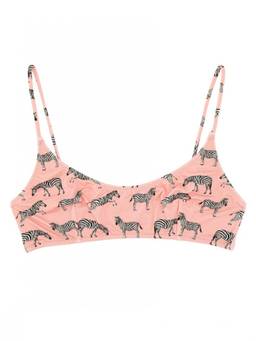 MC2 Saint Barth - Pink Animal Print Bikini Top