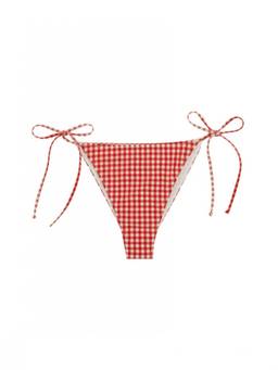 MC2 Saint Barth - Red Gingham Bikini Bottom