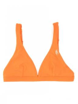 Sporty & Rich - Orange Logo Bikini Top
