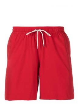 POLO RALPH LAUREN - RALPH LAUREN Red Logo Swim Shorts