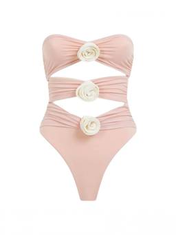 La Reveche - Pink Embellished Swimsuit