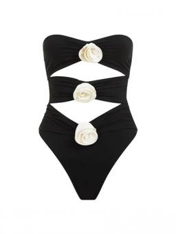 La Reveche - Black Embellished Swimsuit