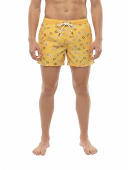 Karl Lagerfeld - Yellow Floral Swim Shorts