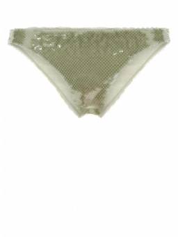 PRADA - Green Embellished Bikini Bottom