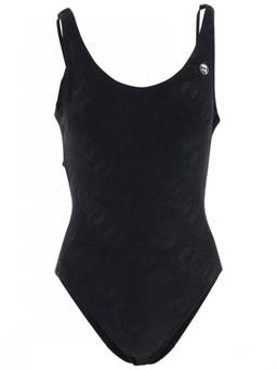 Karl Lagerfeld - Black Textured Swimsuit