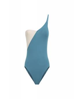 ERES - Turquoise Color-block Swimsuit