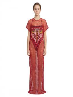 Dsquared2 - Red Knitted Beachwear Dress