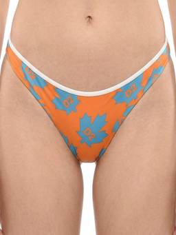 Dsquared2 - Orange Printed Bikini Bottom