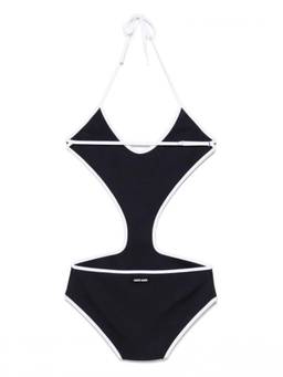 Miu Miu - Blue Halter Neck Swimsuit