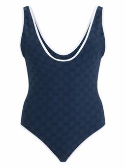 Gucci - Blue Logo Swimsuit