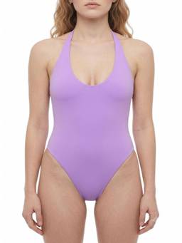 THE ATTICO - Purple Solid Swimsuit
