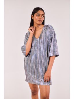 Urban Suburban - Oversized V Neck Short Dress