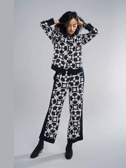 TERRA LUNA - Java Black Khadi Printed Shirt