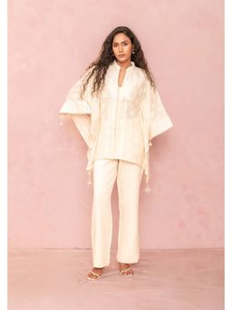 LABEL NAARITI - Aura White Kaftan