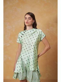 Muvazo - Polka Dot Printed Breeze Top