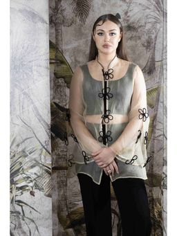 Sainy Garg Couture - Casablanca Beige Top