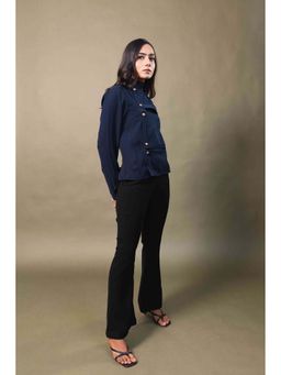 Sainy Garg Couture - Deep Classic Blue Top