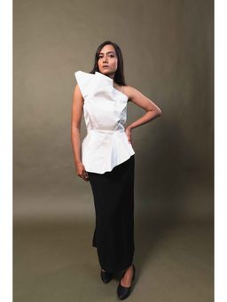 Sainy Garg Couture - Ivory Serenity Top