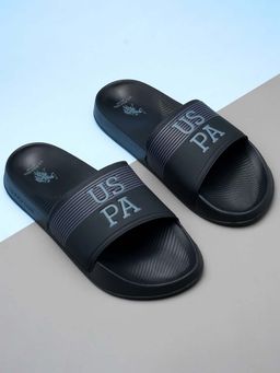 U.S. POLO ASSN. - Men Black Artax Stylish Sliders