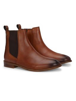 Delize - Men Brown Chelsea Boots