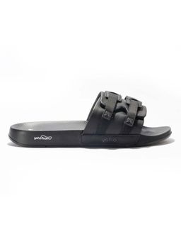Yoho - Men Black Cityrift Camo Sliders