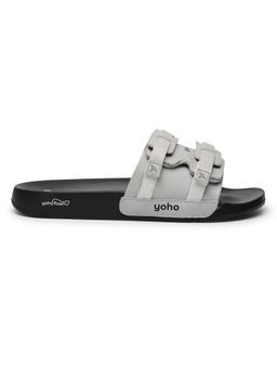 Yoho - Men Black Cityrift Camo Sliders