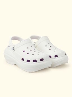 Yoho - Women Off White Jumbo Clogs