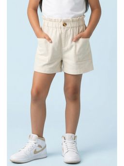 TINY GIRL - Patch Pocket Solid Shorts